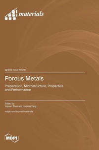 Enlarge image Cover: Porous Metals - MDPI AG