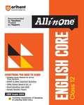 Cover: Arihant All in One English Core Class 12 for Cbse Exams 2025-26 Simplified Theory, Topicwise Illustrations & Practice Questions, All Types of Exam Pattern Questions, Cbqs, MCQS, A-R, Case Based, Sample Question Papers, Board Questions Upto 2025, Mind Maps, & Project Work - Arihant Publications India Limited