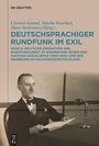 Cover: Deutschsprachiger Rundfunk im Exil - De Gruyter