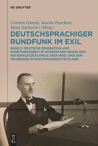 Enlarge image Cover: Deutschsprachiger Rundfunk im Exil - De Gruyter