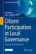Cover: Citizen Participation in Local Governance - Springer