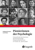 Cover: Pionierinnen der Psychologie - Hogrefe