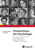 Cover: Pionierinnen der Psychologie - Hogrefe
