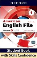 Cover: American English File fourth edition Level 1 Student Book & Workbook with access to Skills Confidence multipack B - Oxford University Press
