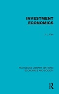 Cover: Investment Economics - Routledge