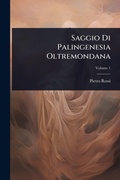Cover: Saggio Di Palingenesia Oltremondana - Hutson Street Press