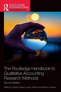 Cover: The Routledge Handbook to Qualitative Accounting Research Methods - Routledge