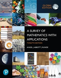 Abbildung von: A Survey of Mathematics with Applications, Global Edition -- (ePub) - Pearson Education Limited