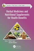 Cover: Herbal Medicines and Nutritional Supplements for Health Benefits - Apple Academic Press Inc.