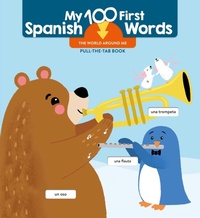 Enlarge image Cover: My 100 First Spanish Words - Pull Tab - The World Around Me - LITTLE GENIUS BOOKS