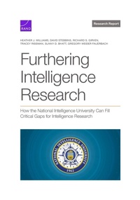 Enlarge image Cover: Furthering Intelligence Research - RAND Corporation
