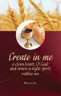 Abbildung von: Communion Bulletin: Create (Package of 100) - Broadman Church Supplies
