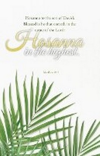 Abbildung von: Palm Sunday Bulletin: Cometh in the Name (Package of 100) - Broadman Church Supplies