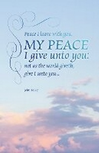 Abbildung von: Funeral Bulletin: My Peace (Package of 100) - Broadman Church Supplies