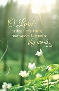 Abbildung von: General Worship Bulletin: Thy Works (Package of 100) - Broadman Church Supplies