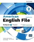 Cover: American English File fourth edition Level 2 Student Book & Workbook with access to Exam Confidence multipack A - Oxford University Press