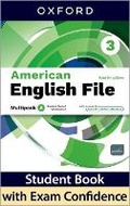 Cover: American English File fourth edition Level 3 Student Book & Workbook with access to Exam Confidence multipack A - Oxford University Press