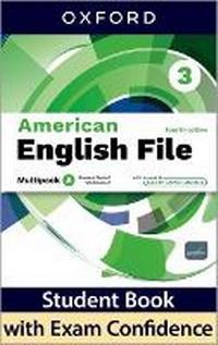 Enlarge image Cover: American English File fourth edition Level 3 Student Book & Workbook with access to Exam Confidence Multipack A - Oxford University Press