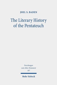 Abbildung von: The Literary History of the Pentateuch - Mohr Siebeck