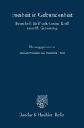 Cover: Freiheit in Gebundenheit - Duncker & Humblot