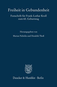 Abbildung von: Freiheit in Gebundenheit - Duncker & Humblot