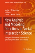 Cover: New Analysis and Modeling Directions in Social Interaction Science - Springer
