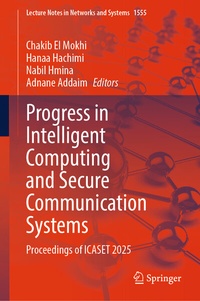 Enlarge image Cover: Progress in Intelligent Computing and Secure Communication Systems - Springer