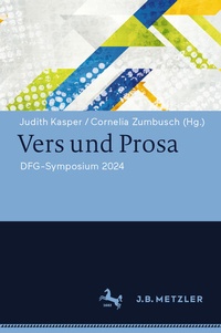 Enlarge image Cover: Vers und Prosa - J.B. Metzler