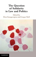 Cover: The Question of Solidarity in Law and Politics - Cambridge University Press
