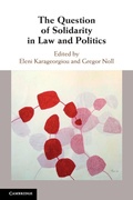 Cover: The Question of Solidarity in Law and Politics - Cambridge University Press