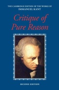 Cover: Kant: Critique of Pure Reason - Cambridge University Press