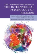 Cover: The Cambridge Handbook of the International Psychology of Religion - Cambridge University Press