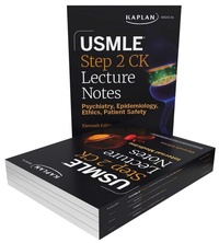 Enlarge image Cover: USMLE Step 2 CK Lecture Notes, Eleventh Edition: 5-Book Clinical Review (2026-2027) - Kaplan Test Prep