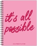Cover: It's All Possible 2026 6.5 X 8.5 Weekly Monthly Softcover Planner - Willow Creek Press Calendars