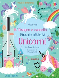 Enlarge image Cover: Unicorni - Disegno e cancello. Piccole attività;Usborne