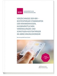 Abbildung von: Verzeichnisse der KBV - Stand: 3. Quartal 2025 - Deutscher Ärzteverlag
