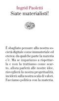 Cover: Siate materialisti! - Vele;Einaudi
