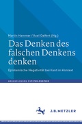 Cover: Das Denken des falschen Denkens denken - J.B. Metzler