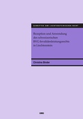 Cover: Rezeption und Anwendung des schweizerischen BVG-Invalidenleistungsrechts in Liechtenstein - GMG