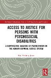 Abbildung von: Access to Justice for Persons with Psychosocial Disabilities - Routledge