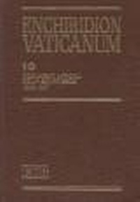Abbildung von: Documenti ufficiali della Santa Sede (1986-1987) - Enchiridion Vaticanum;EDB