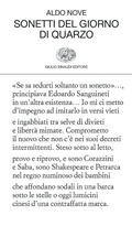 Cover: Sonetti del giorno di quarzo - EINAUDI