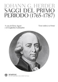 Cover: Saggi del primo periodo (1765-1787). Testo tedesco a fronte - Il pensiero occidentale;Bompiani