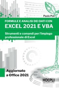 Cover: Formule e analisi dei dati con Excel 2021 e VBA. Strumenti e comandi per l'impiego professionale di Excel - Hoepli informatica;Hoepli