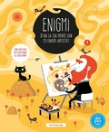 Cover: Enigmi. Sfida la tua mente con 25 enigmi artistici - Libri gioco;IdeeAli