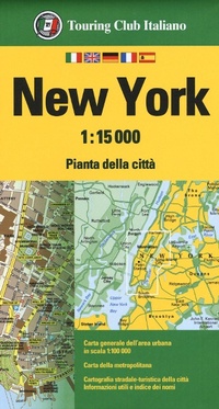 Abbildung von: New York 1:15.000. Pianta della città - Touring