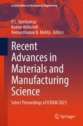 Cover: Recent Advances in Materials and Manufacturing Science - Springer