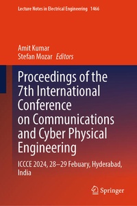 Enlarge image Cover: Proceedings of the 7th International Conference on Communications and Cyber Physical Engineering - Springer