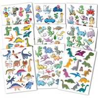 Abbildung von: 150 hautfreundliche Kindertattoos - Thema: Dino-Spaß - Topulo Verlag