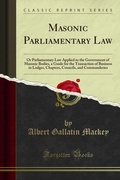 Cover: Masonic Parliamentary Law - Forgotten Books